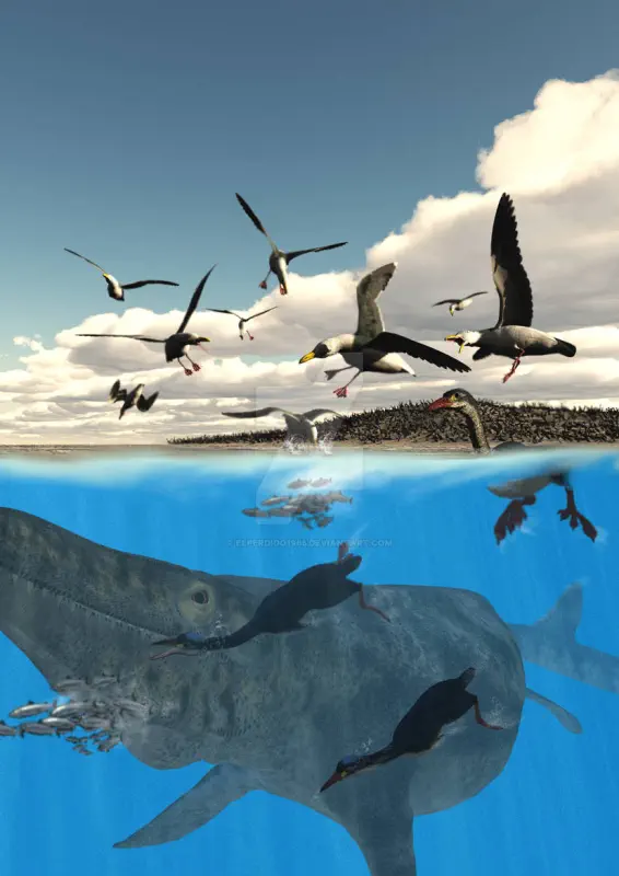 Вимерлий світ | Enaliornis Вимерлий світ | Enaliornis